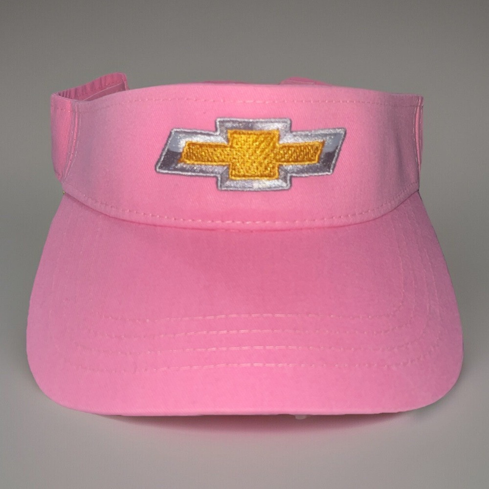 NEW✨Ladies Pink Chevrolet Logo Adjustable Hat-Outdoor Casual Wear Cap